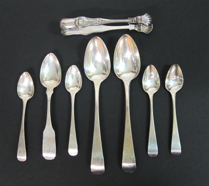 Appraisal: Two silver tablespoonss richards philadelphia pa circa