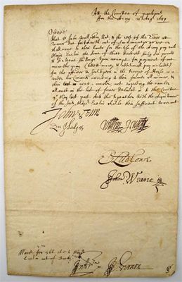 Appraisal: Venn John William Purefoy others Document signed dated August pp