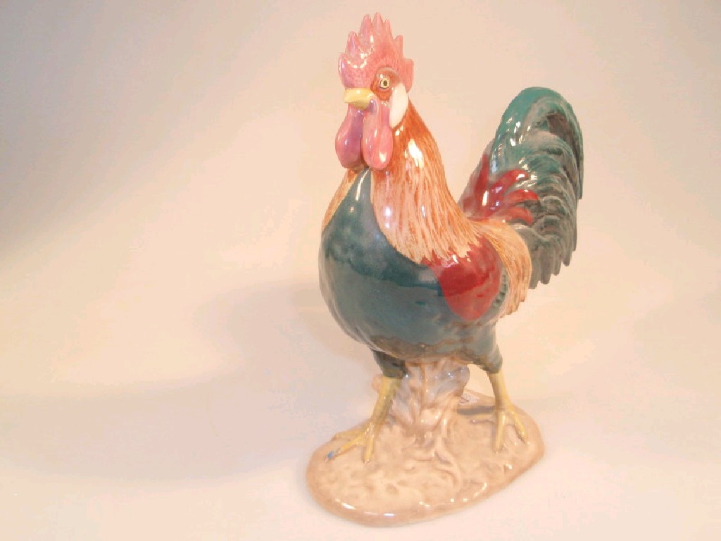 Appraisal: A Beswick figure of a leghorn cockerel model No high