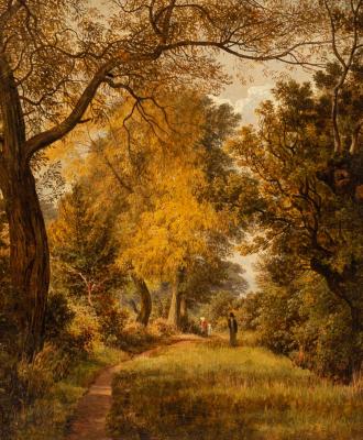 Appraisal: Attributed to Thomas Creswick RA - A Walk by the