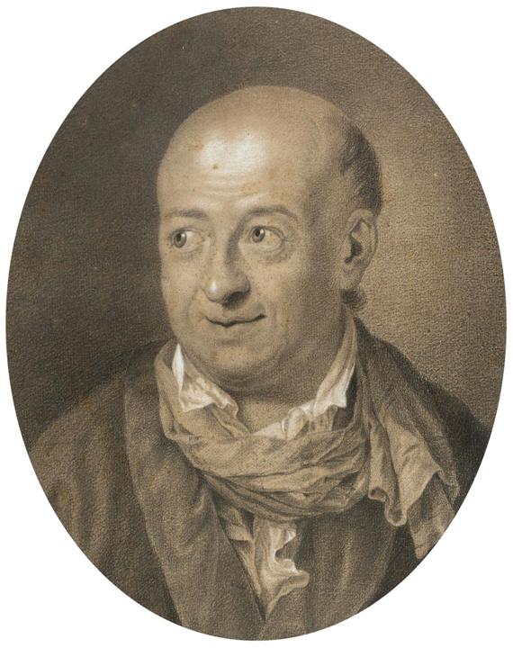 Appraisal: OERI HANS JAKOB Kyburg - Zurich Portrait of Salomon Gessner