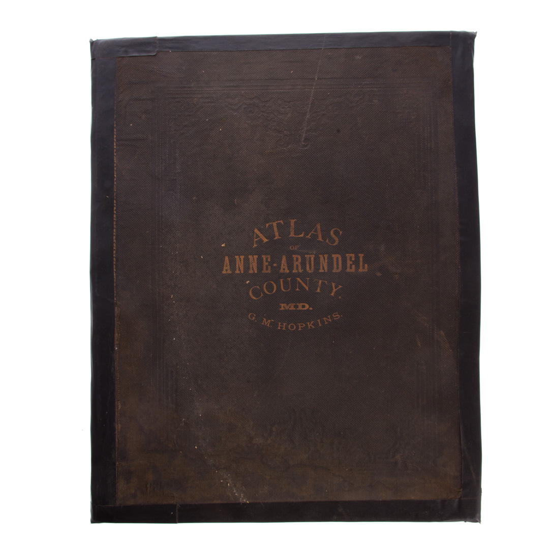 Appraisal: Atlas Baltimore City and Surrounds folio in covers Baltimore City