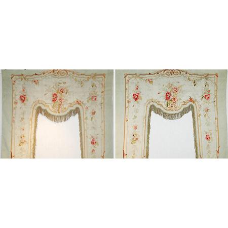 Appraisal: Pair of Aubusson Entre Fenetres Estimate -