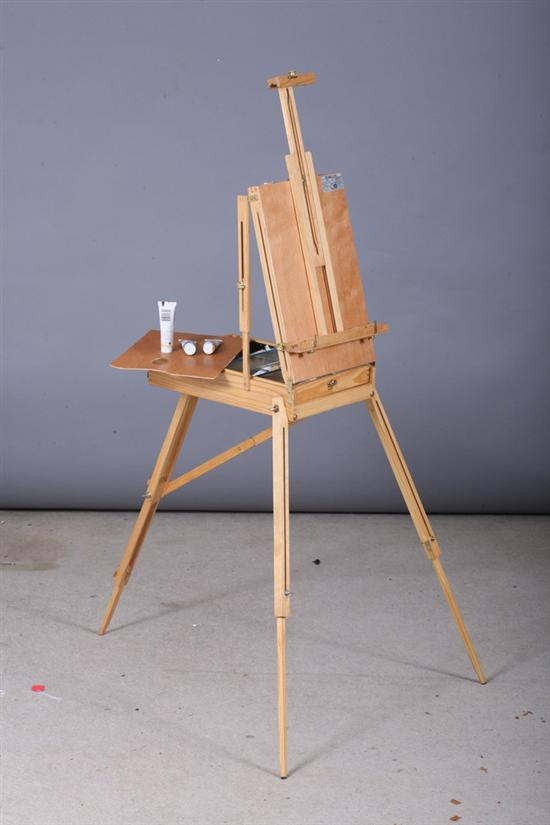 Appraisal: ARTISTS KIT AND EASEL