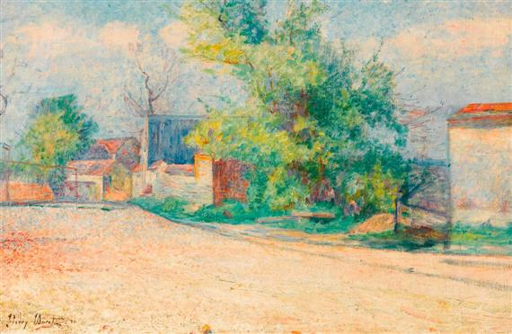 Appraisal: MORET HENRY IN MANNER OF Cherbourg - Paris Rue du