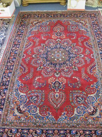 Appraisal: Mashad Persian Handmade Room Size Rug beautiful center medallion with