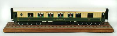 Appraisal: Gauge twelve wheel Pullman dining car Arcadia of wood construction