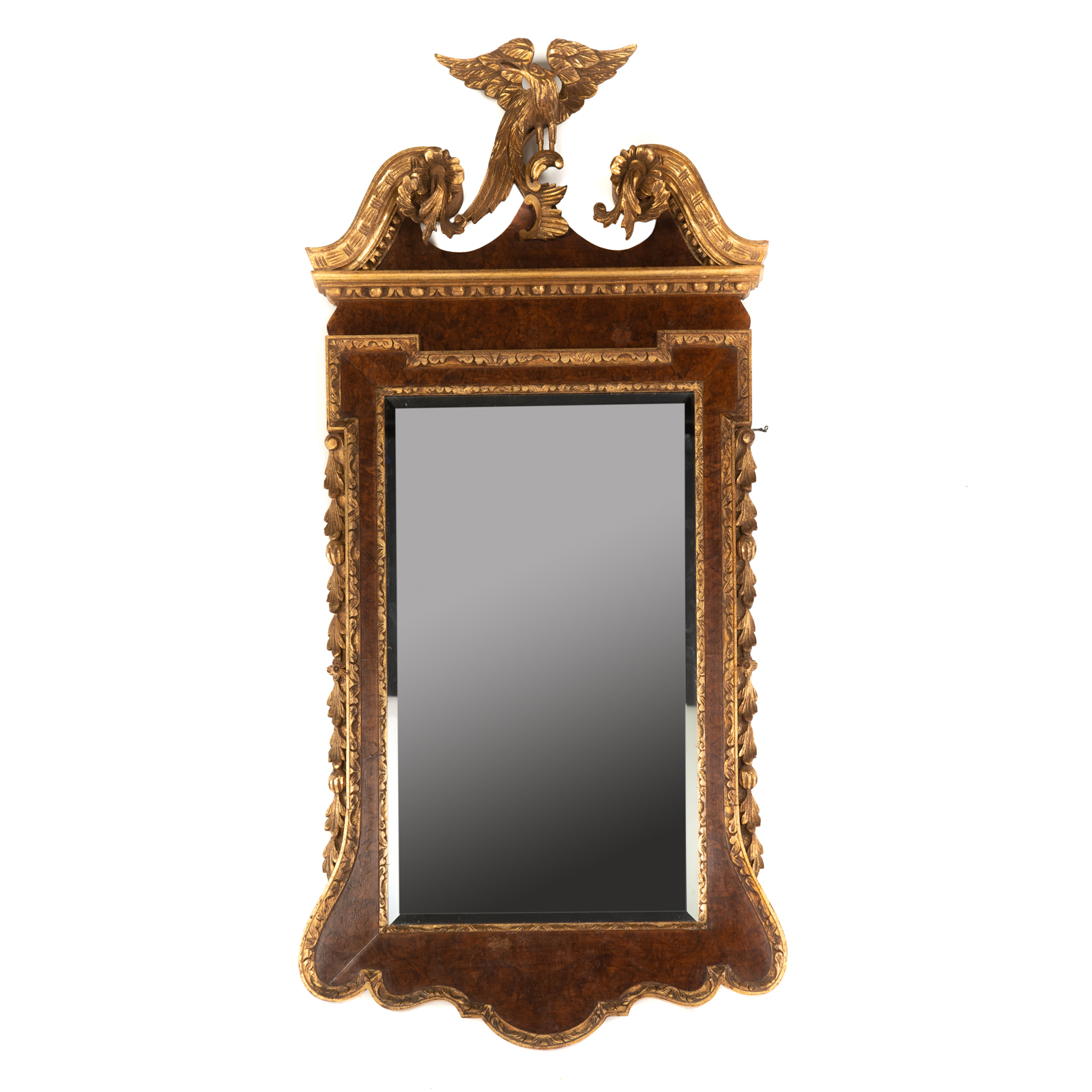 Appraisal: LABARGE FEDERAL STYLE GILTWOOD MIRROR th century with carved giltwood