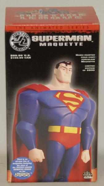 Appraisal: DC Direct Superman Maquette in Box Circa Porcelain Limited edition