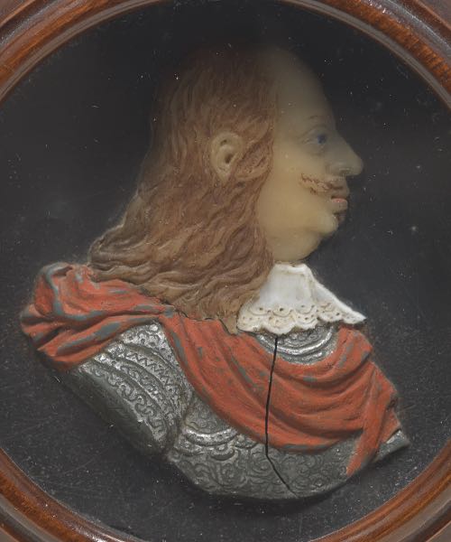 Appraisal: WAX PORTRAIT OF FERDINANDO II DE' MEDICI diameter Right facing