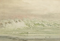 Appraisal: Frederick DeBourg Richards American - Breaking surf Watercolor on paper