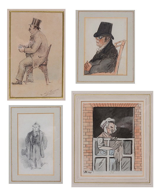 Appraisal: AUGUSTUS FREMANDCharacter study of a seated man in a top