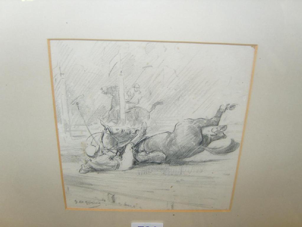 Appraisal: An early th century pencil drawing by George Denholm Armour