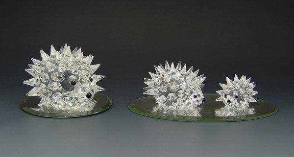 Appraisal: SWAROVSKI CRYSTAL ''IN A SUMMER MEADOW'' HEDGEHOGS All with no