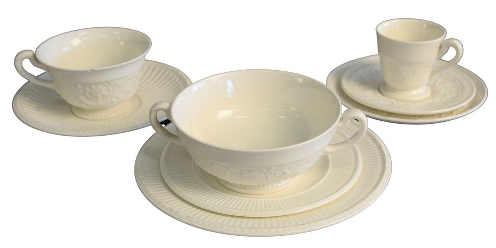 Appraisal: Large Wedgwood Patrician Luncheon Set along with Wedgwood parital set