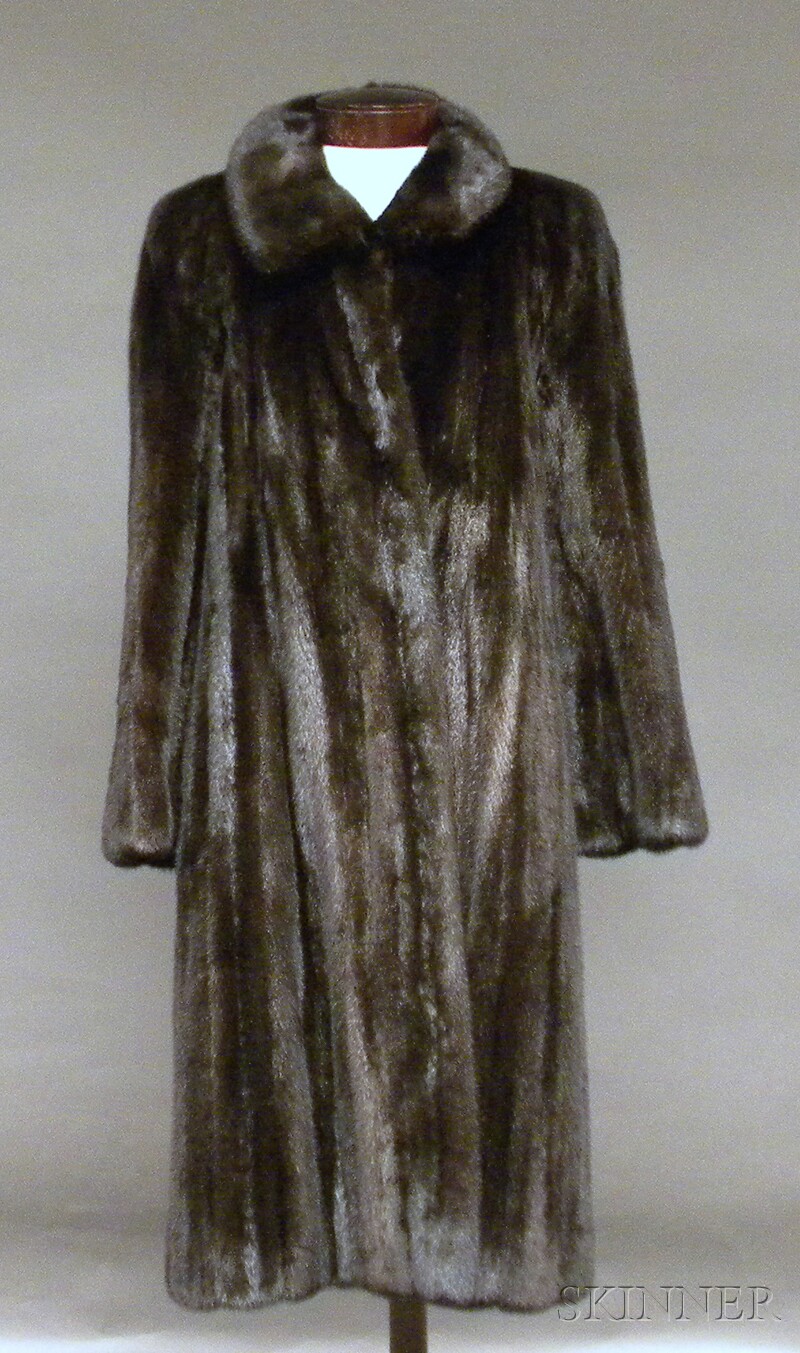 Appraisal: Lady's Ben Thylan New York Mid-length Mink Coat approx size