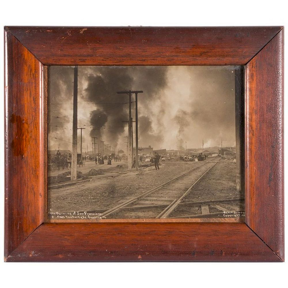 Appraisal: Original photo of the San Francisco earthquake and fire A