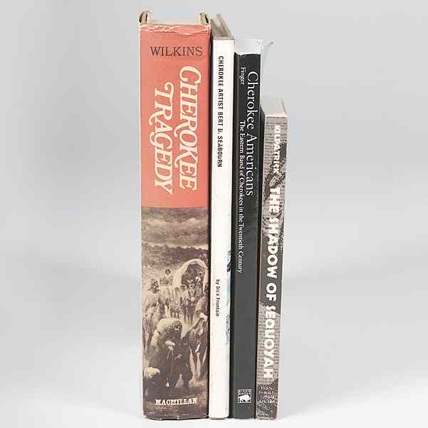 Appraisal: American Indian - Southeast Books on the Cherokee lot of