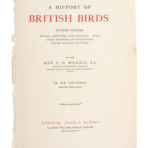 Appraisal: A Collection of Engravings from A History of British Birds