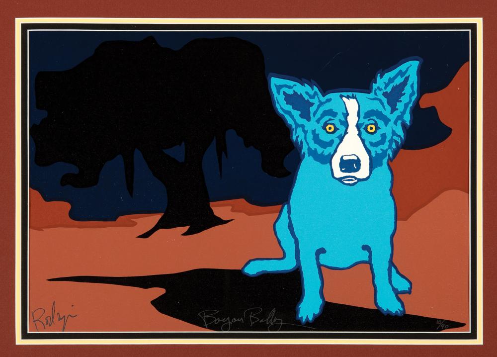 Appraisal: George Rodrigue American Louisiana - Bayou Baby silkscreen signed titled