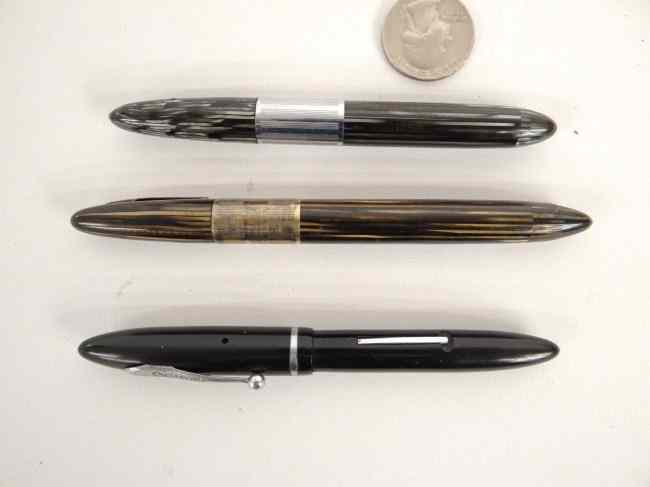 Appraisal: Collection of three Schaeffer fountain pens