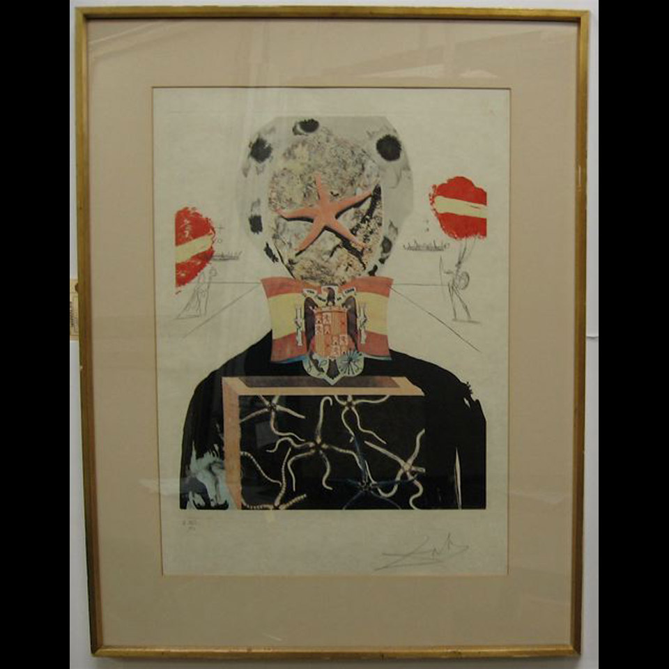 Appraisal: Salvador Dali - Spanish SURREALIST KING LE ROI SURREALISTE FROM