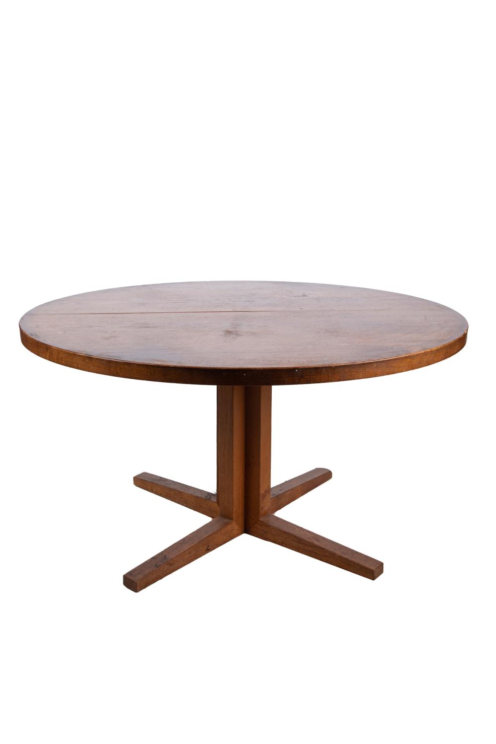 Appraisal: ROSENGAARDEN MID-CENTURY DINING TABLECondition with wear to edges and top