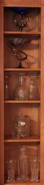 Appraisal: A QUANTITY OF CUT GLASSWARE to include decanters vases and