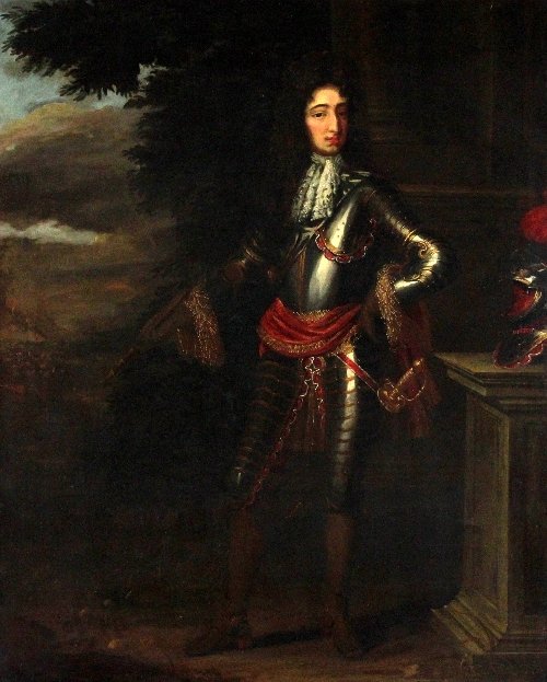 Appraisal: After Casper Netscher Portrait of William of Orange standing full