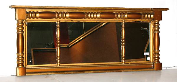 Appraisal: A Federal giltwood overmantel mirror height in width ft in