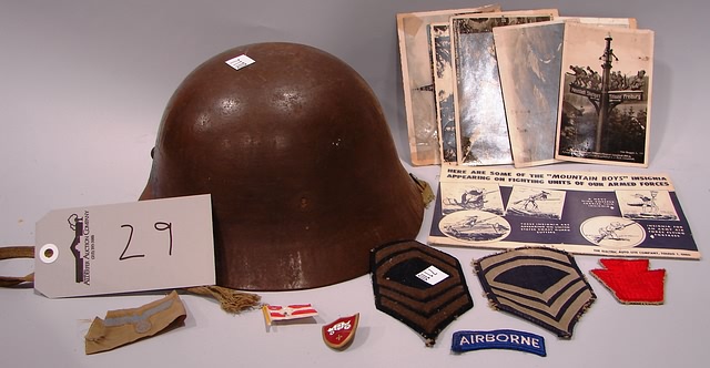 Appraisal: Lot consists of WWII US G I's bring back lot