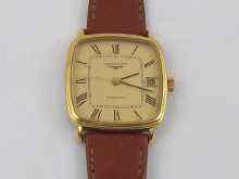 Appraisal: A gentleman's gold plated automatic wrist watch with date by