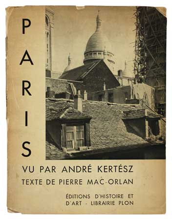 Appraisal: KERT SZ ANDR Paris Vu par Andr Kert sz Text