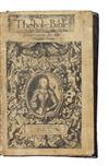 Appraisal: BIBLE IN ENGLISH The holie Bible Numerous text woodcuts chiefly