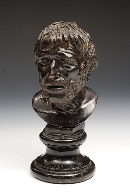 Appraisal: An Italian bronze 'Grand Tour' bust by Sabatino of Naplesknown