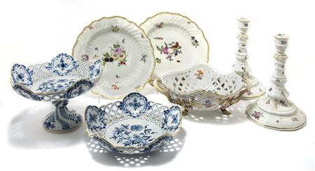 Appraisal: Miscellaneous Group of Meissen Porcelain Articles Estimate -