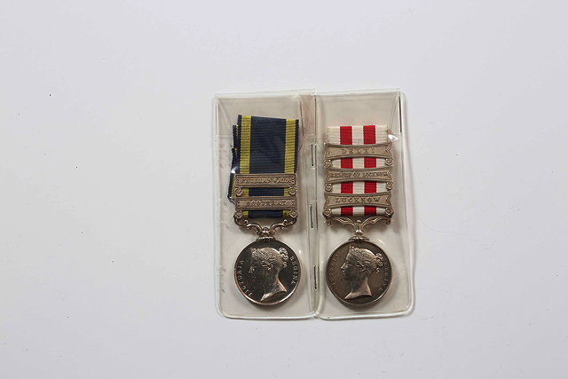 Appraisal: TWO MEDALS relating to John Quigley the th Lancers consisting