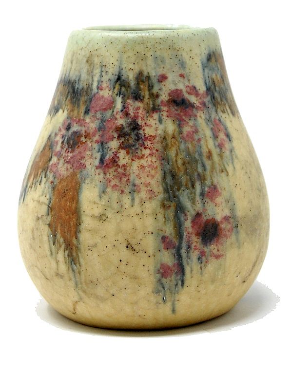 Appraisal: Rookwood Mottled Vase Rookwood Artist Signature Cjm Packaging Insurance Handling