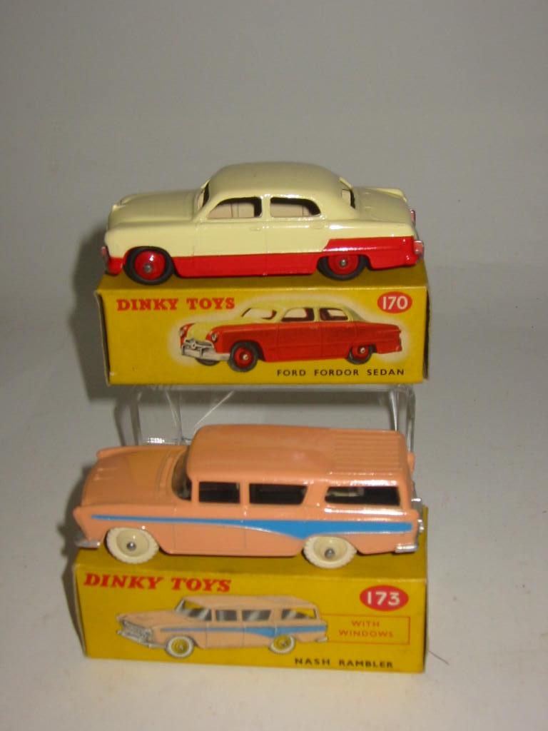 Appraisal: Ford Fordon Sedan red and cream low line and Nash