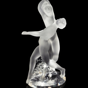 Appraisal: A Lalique Deux Danseuses Figural Group Second Half th Century