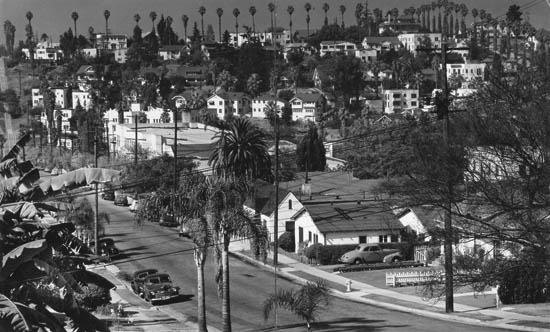 Appraisal: FEININGER ANDREAS - Two-part panorama entitled The Tropical City Los