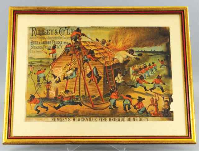 Appraisal: RUMSEY'S BLACKVILLE FIRE BRIGADE DOING DUTY Rochester Litho Co late