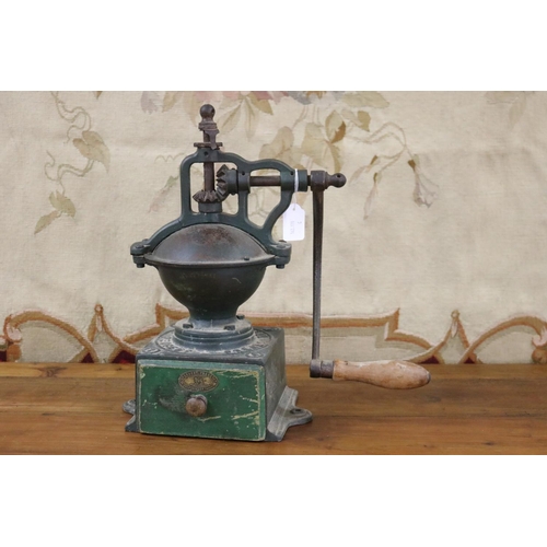 Appraisal: Antique French Peugeot coffee grinder approx cm H x cm