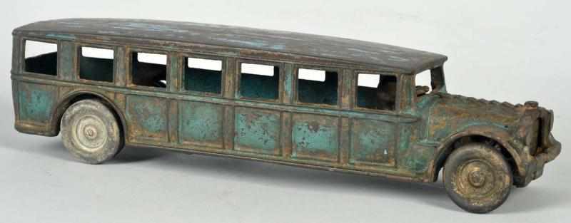 Appraisal: Cast Iron Arcade Fageol Bus Toy American Original driver Moderate