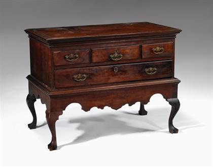 Appraisal: Queen Anne chest on frame pennsylvania late th century The