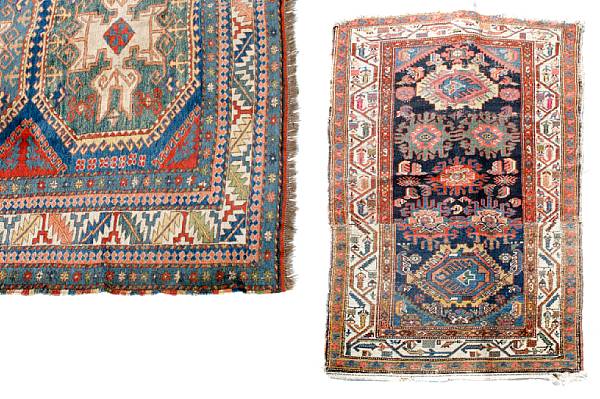 Appraisal: An Afghan Turkish design rug together with a Turkish rug