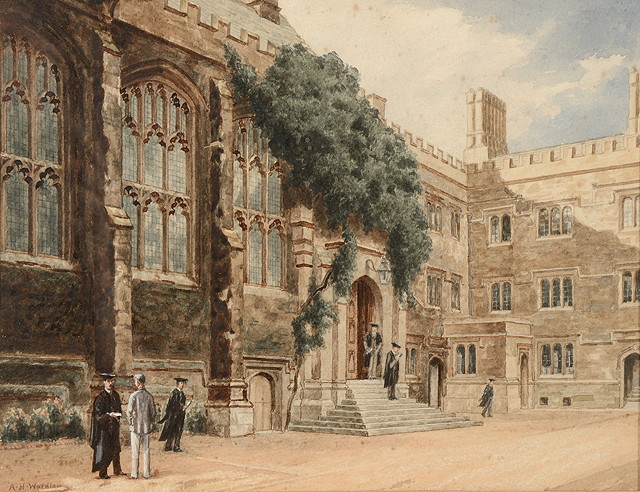 Appraisal: ALEXANDER HAMILTON WARDLOW exh - Exeter College signed watercolour x