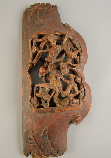 Appraisal: An Early Chinese Carved Architectural Piece from a building or