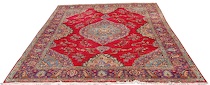 Appraisal: A Tabriz Carpet The design of this carpet includes an