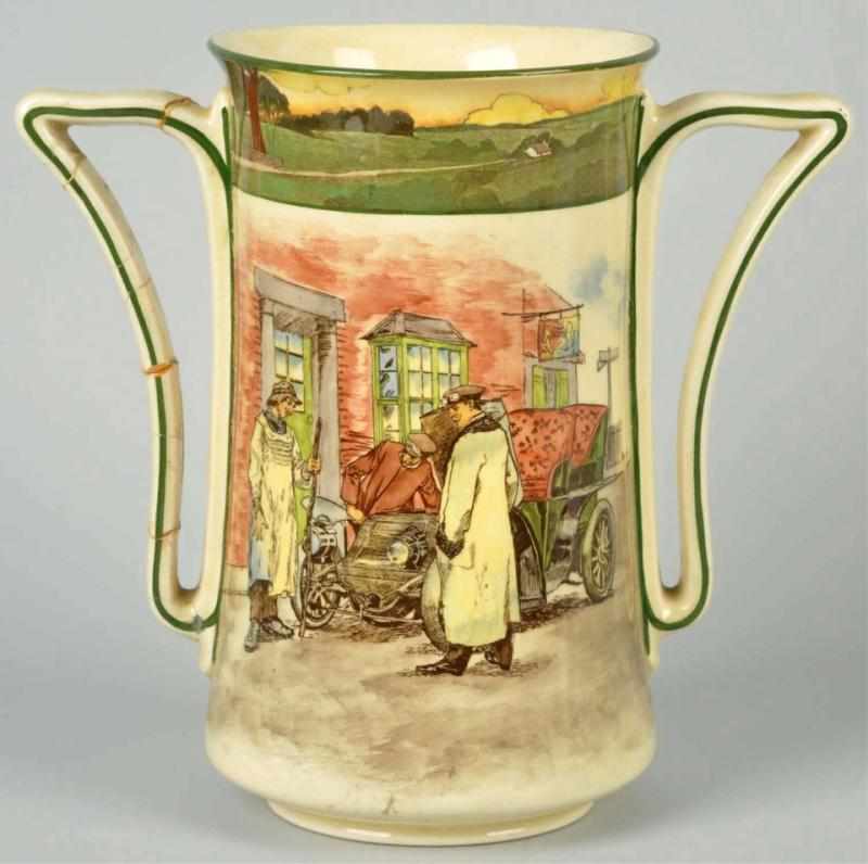 Appraisal: Royal Doulton Automotive Series Pottery Pitcher After the Run No